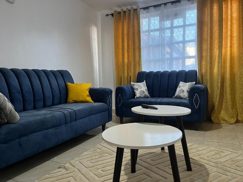 Χώρος καθιστικού στο Royal apartments Eldoret