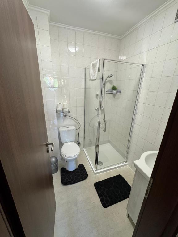Kúpeľňa v ubytovaní Bláthy Apartman