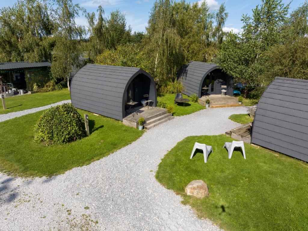 Zahrada ubytování The Little Hide - Adult Only Camping Pods