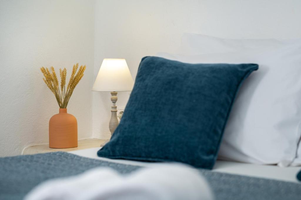Postel nebo postele na pokoji v ubytování Messavόli Residences