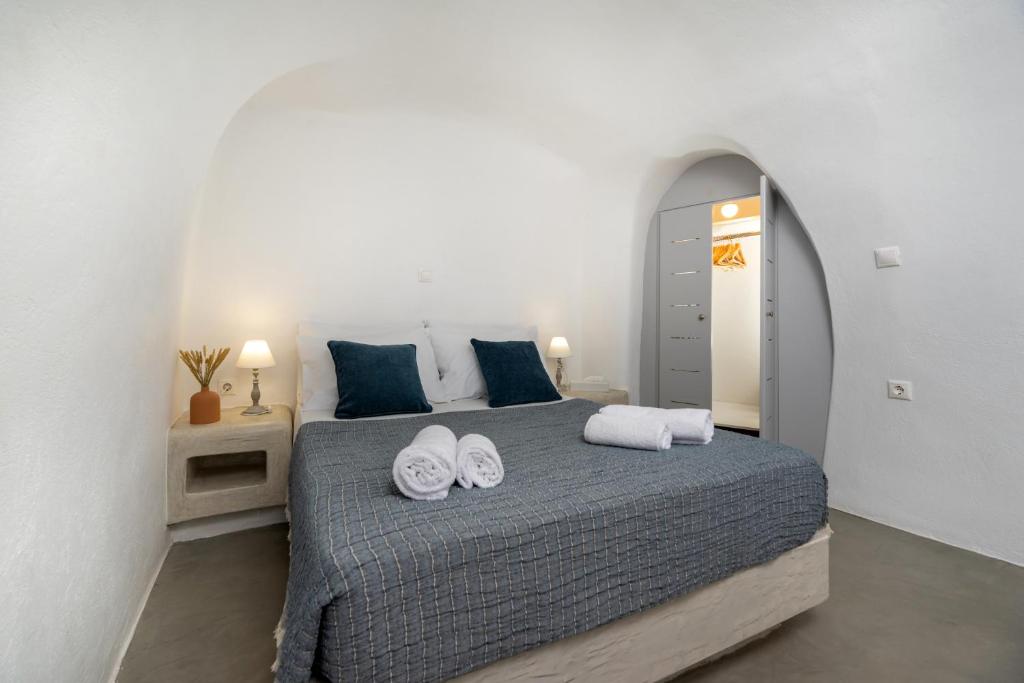 Postel nebo postele na pokoji v ubytování Messavόli Residences