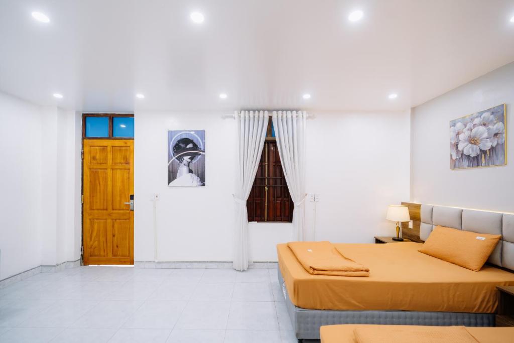 Postel nebo postele na pokoji v ubytování Ha Giang Loop Discovery Hostel