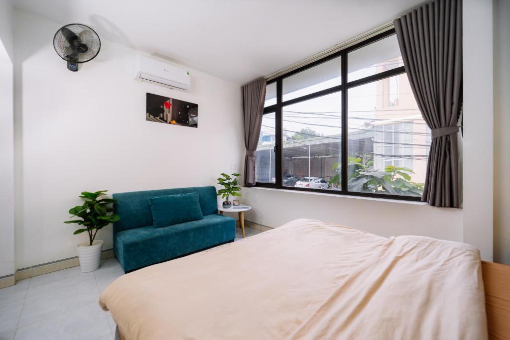 Postel nebo postele na pokoji v ubytování Ha Giang Loop Discovery Hostel