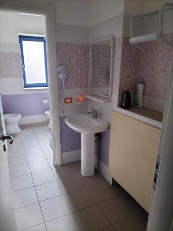 Koupelna v ubytování basilicata al volo