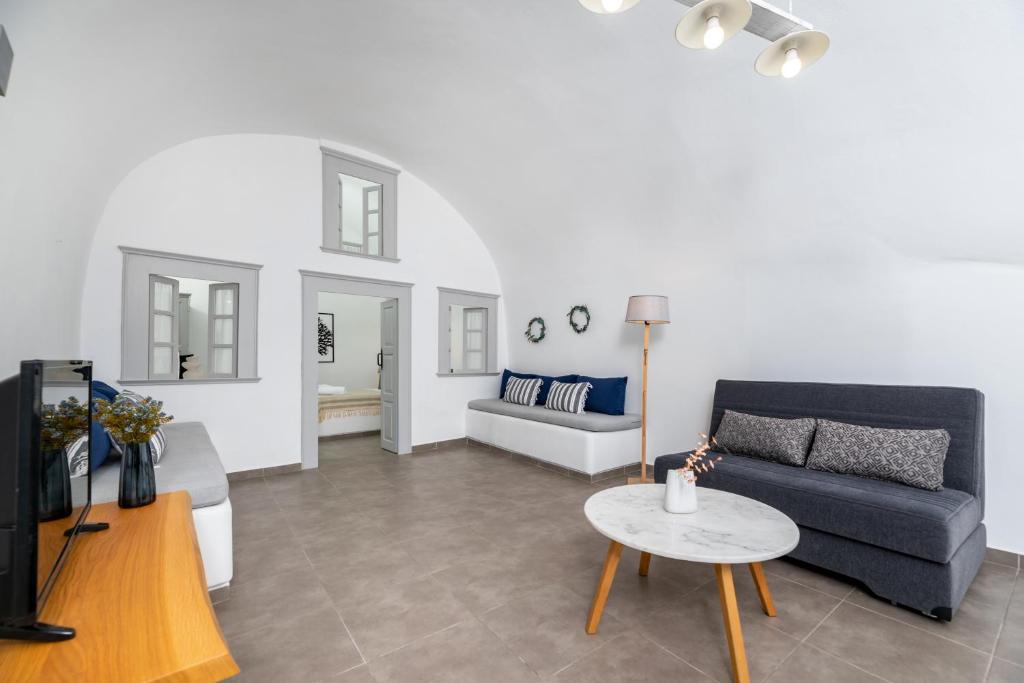 Posezení v ubytování Messavόli Residences
