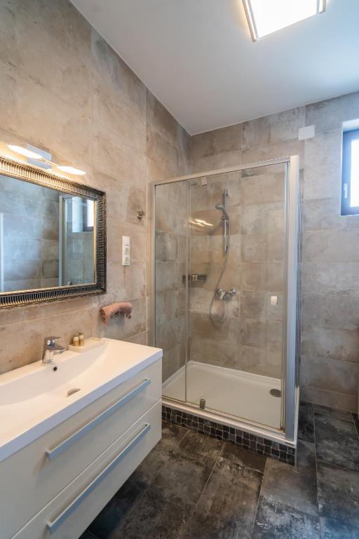 Kúpeľňa v ubytovaní Fox apartman A11