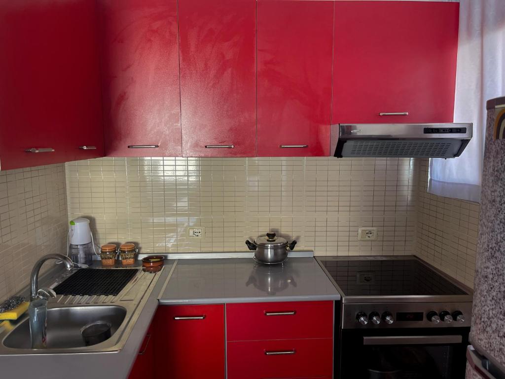 Kuchyň nebo kuchyňský kout v ubytování Rokes Cozy Corner