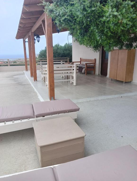 Balkon lub taras w obiekcie Elafonisi House
