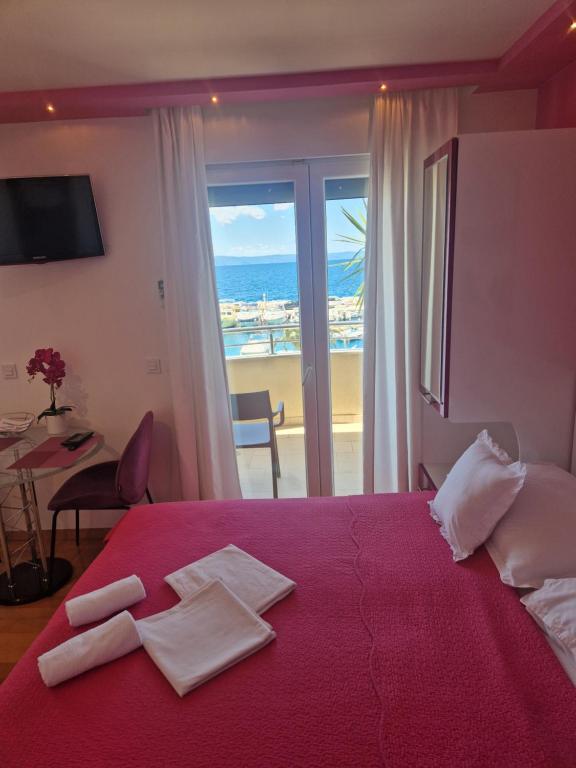 Postel nebo postele na pokoji v ubytování Villa Grgo Apartments