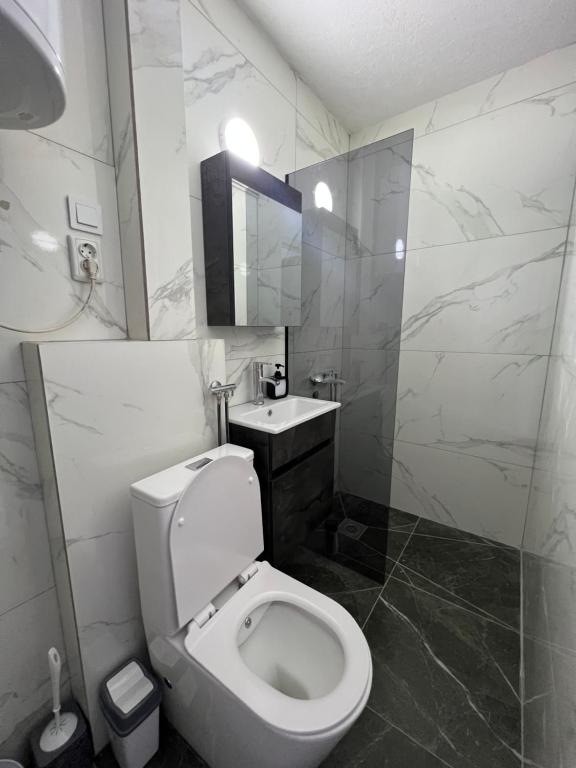 Bilik mandi di Studio Apartment 2