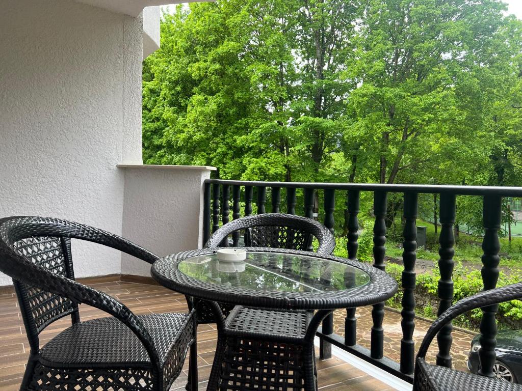 Balkón nebo terasa v ubytování Hotel Iveria