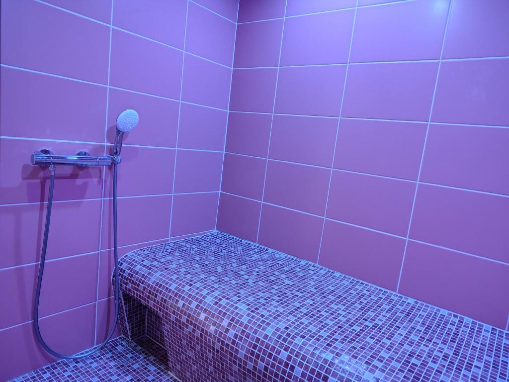 Postel nebo postele na pokoji v ubytování Le Spa est dans le Pré