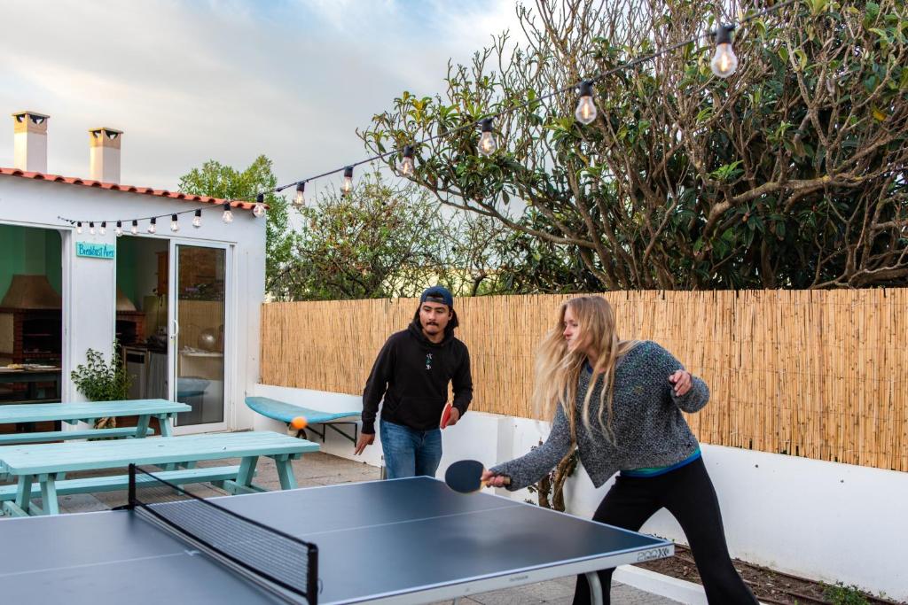 Stolní tenis v ubytování Sagres Natura nebo okolí