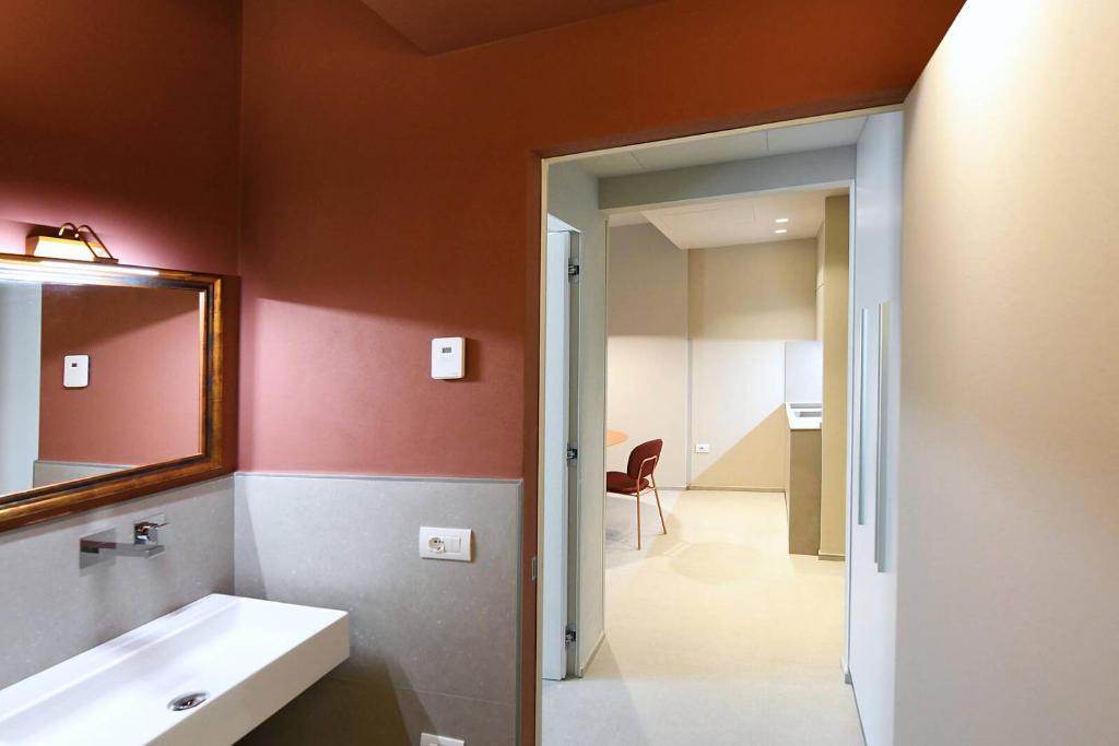 Koupelna v ubytování Hotel Villa Cappugi