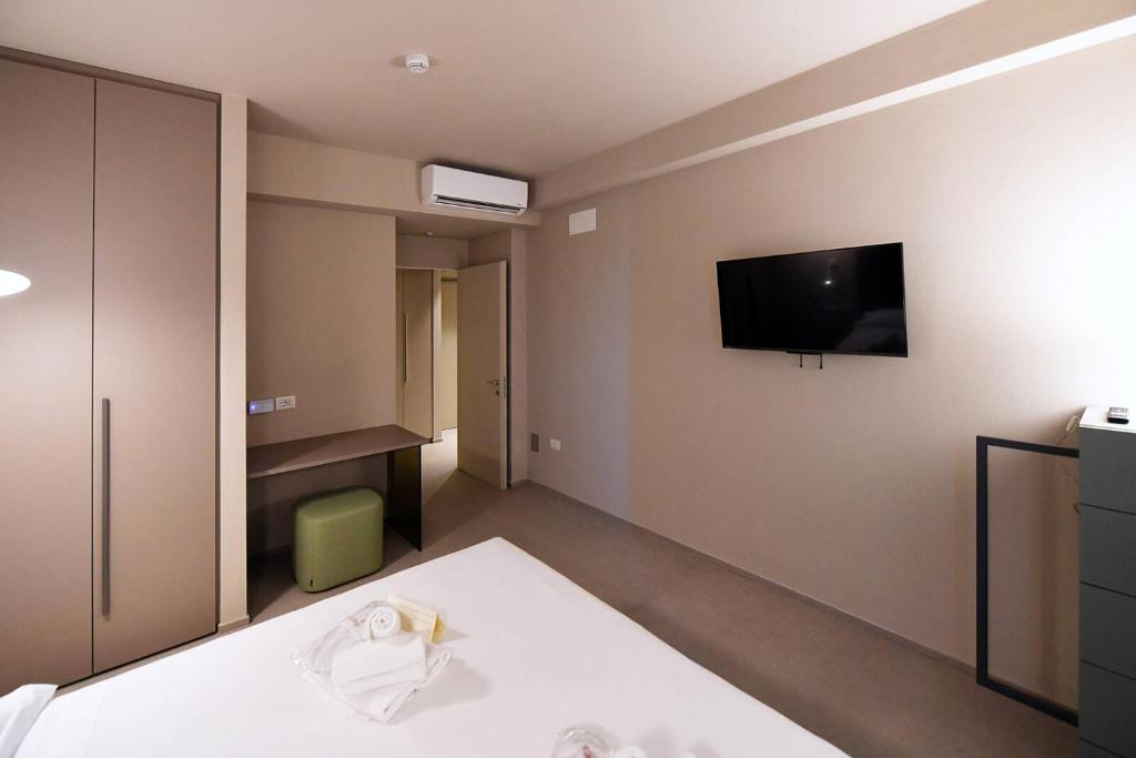 TV a/nebo společenská místnost v ubytování Hotel Villa Cappugi