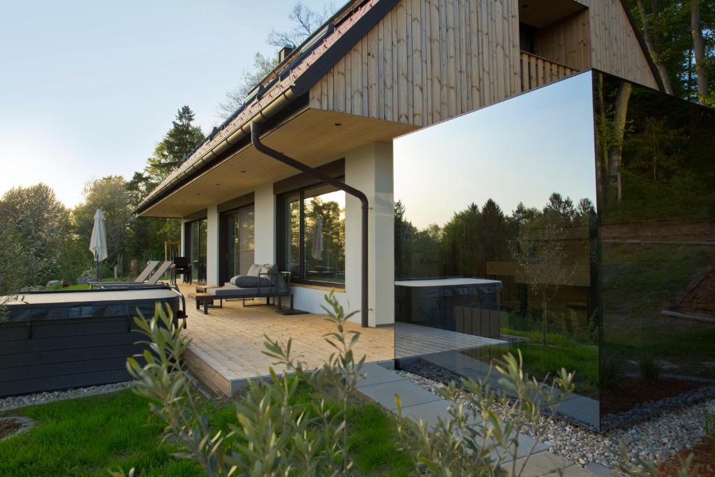 Zahrada ubytování Refugium am Wald