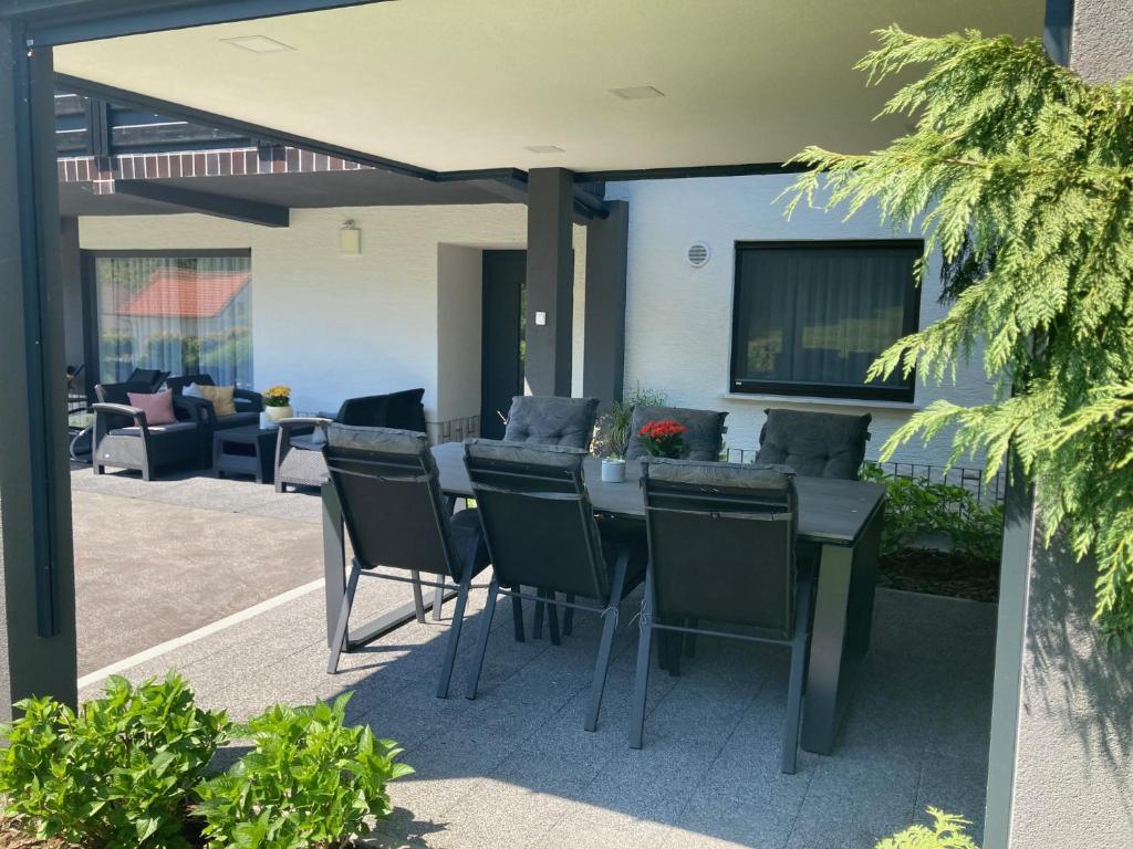 Patio nebo venkovní prostory v ubytování Apartment Lida