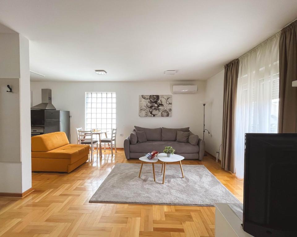 Posezení v ubytování Apartmani TEO
