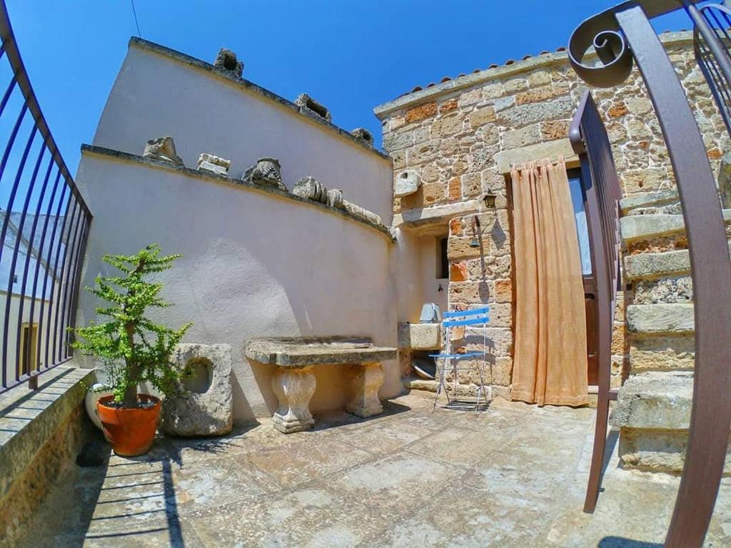 Patio nebo venkovní prostory v ubytování B&B Pergulea