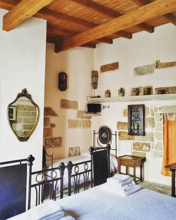 TV a/nebo společenská místnost v ubytování B&B Pergulea