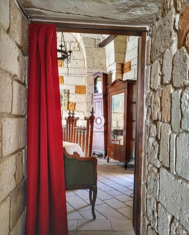 Posezení v ubytování B&B Pergulea