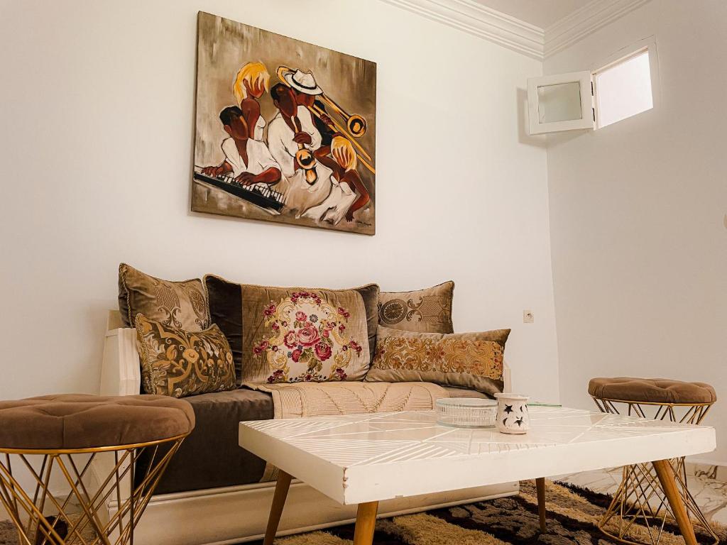 Hotel Princesse Ilham休息區