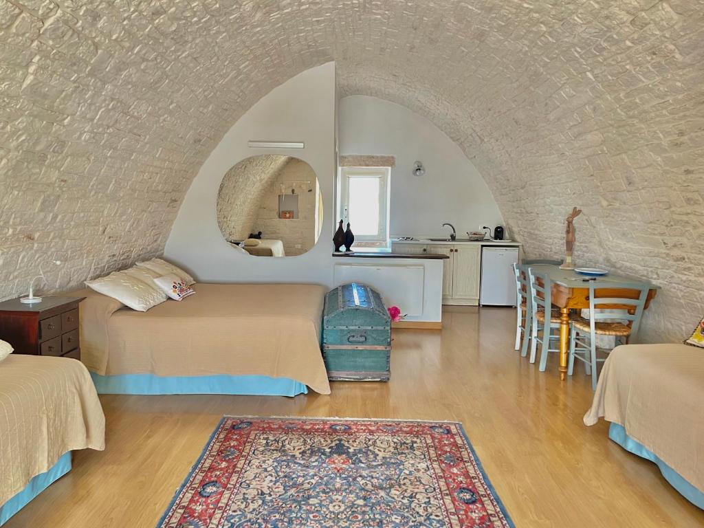 Kuchyň nebo kuchyňský kout v ubytování Palazzo Agrusti - Residenza D'Epoca