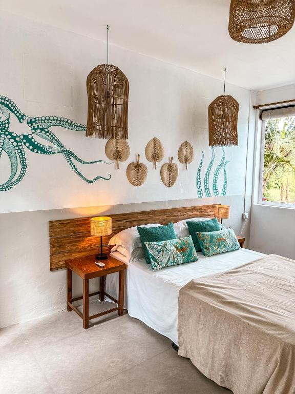 Postel nebo postele na pokoji v ubytování La villa detente 1 - une experience authentique