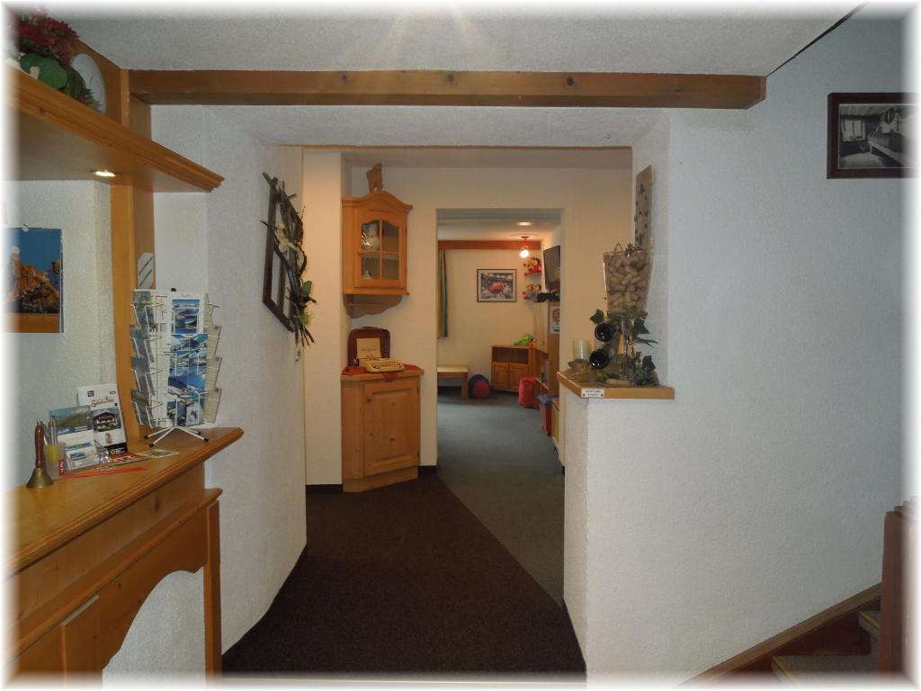 Kuchyň nebo kuchyňský kout v ubytování Gästehaus Edelweiss