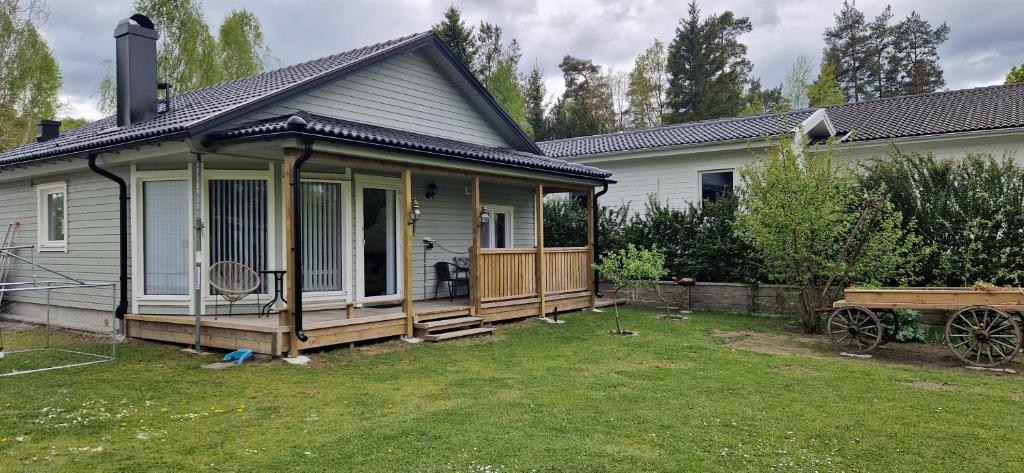 Zahrada ubytování Sjöviksvilla Sjöviksvägen