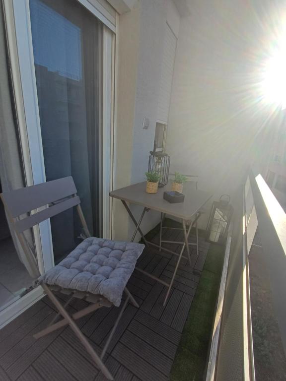 Balkón nebo terasa v ubytování Sea Apartment