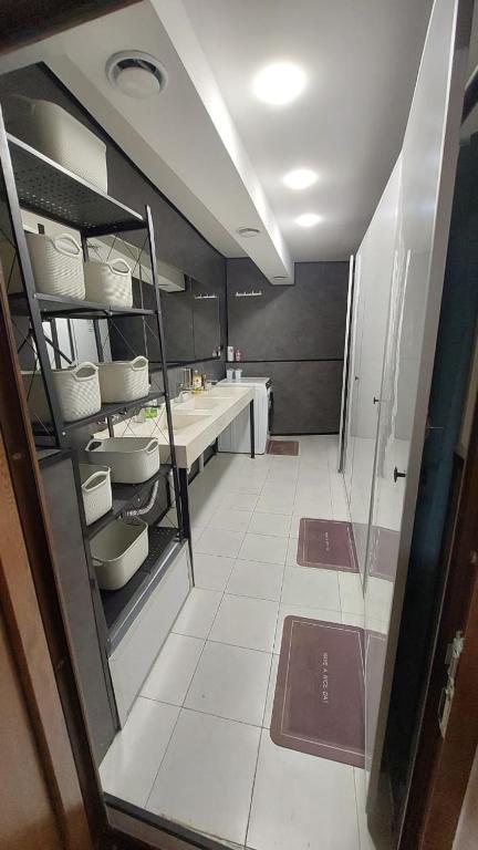 Koupelna v ubytování Private rooms Sololaki