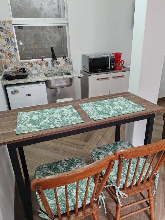 Nhà bếp/bếp nhỏ tại Lapacho Roga