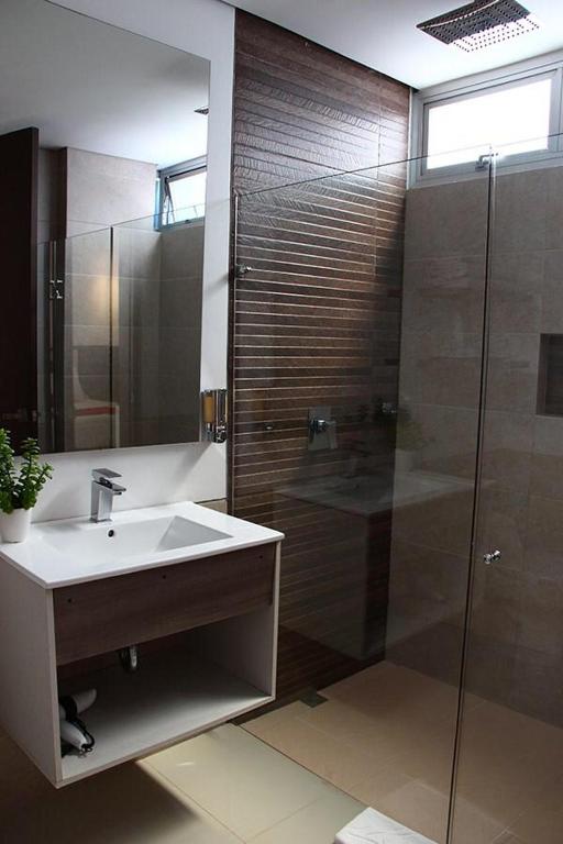 Koupelna v ubytování Hotel Loyds