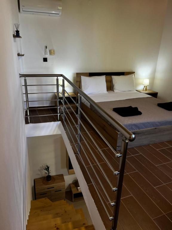 Postel nebo postele na pokoji v ubytování Villa del Vino
