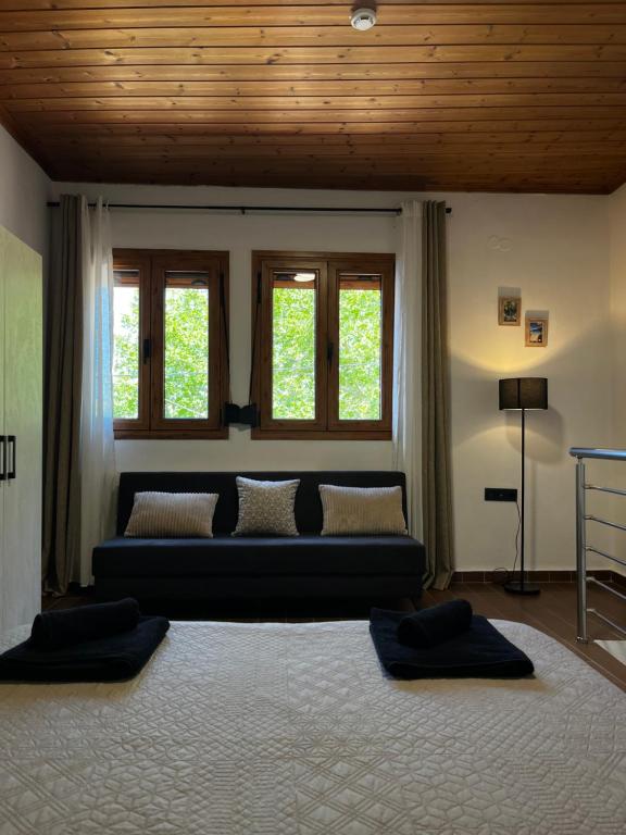 Postel nebo postele na pokoji v ubytování Villa del Vino