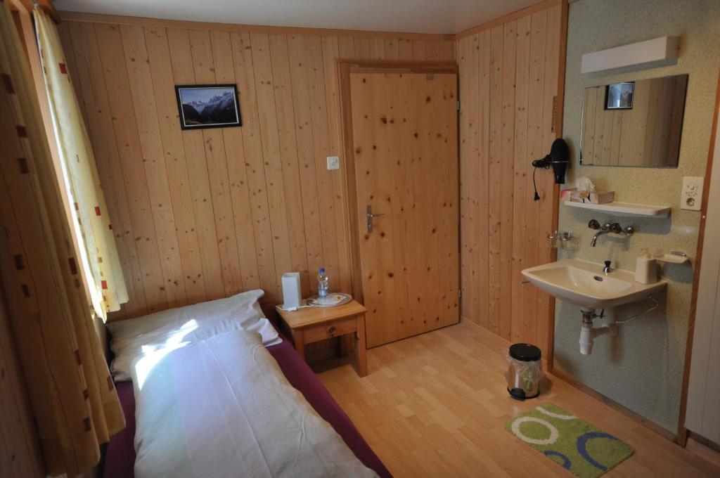Koupelna v ubytování Gasthaus Waldheim