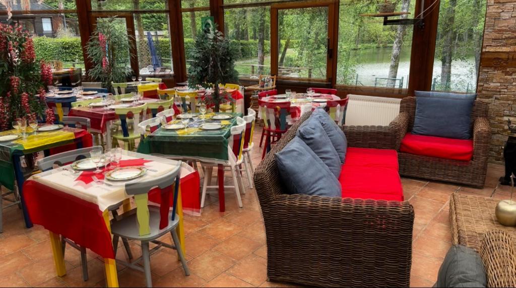 Posezení v ubytování le chalet de Lola