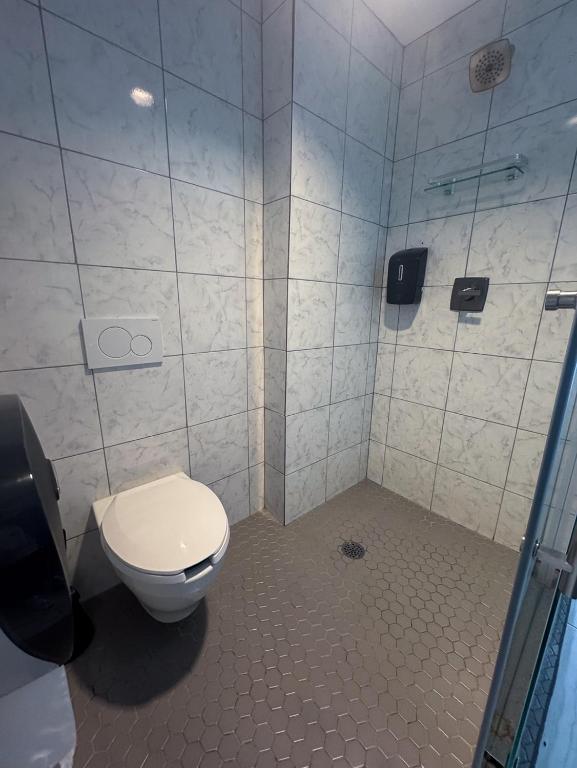 Koupelna v ubytování U Street Capsule Hostel