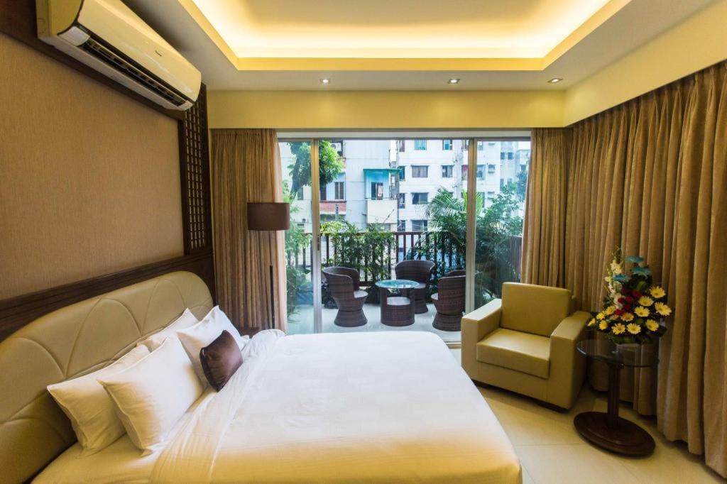 Katil atau katil-katil dalam bilik di Nordic Hotels