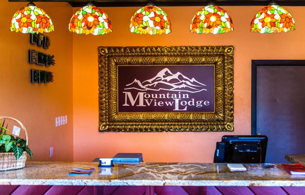 Certifikát, hodnocení, plakát nebo jiný dokument vystavený v ubytování Mountain View Lodge