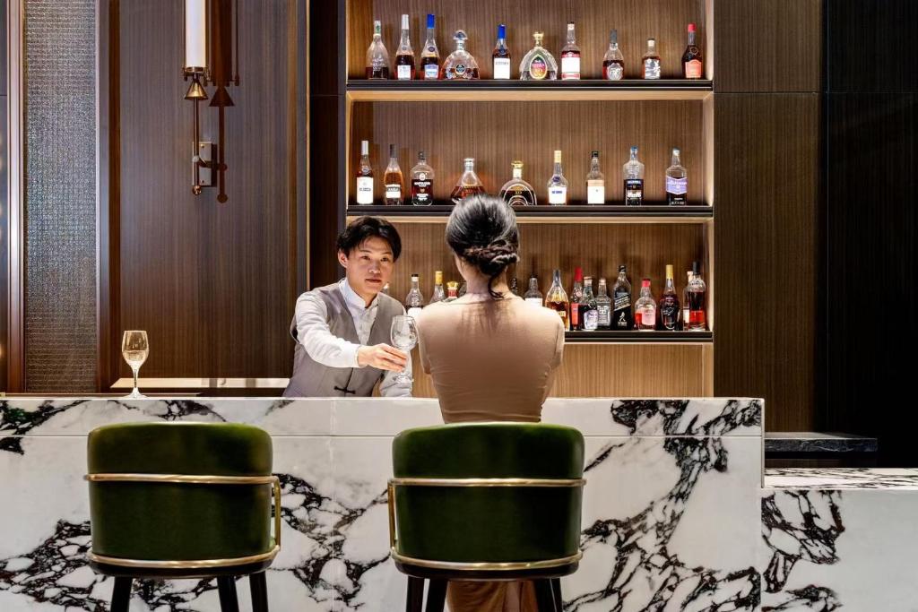 Hosté ubytování 上海虹桥荷逸唐酒店北新泾地铁站Shanghai Hongqiao Heyitang Hotel Beixinjing Subway Station Branch