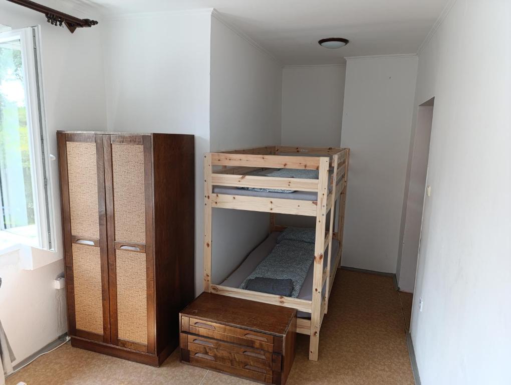 A bed or beds in a room at Village Park