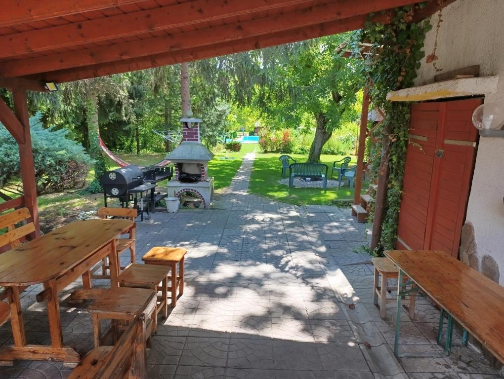 A garden outside Village Park