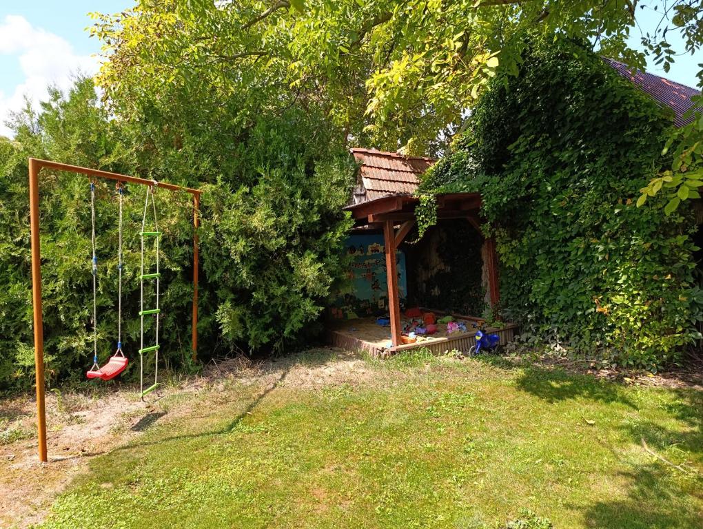 A garden outside Village Park