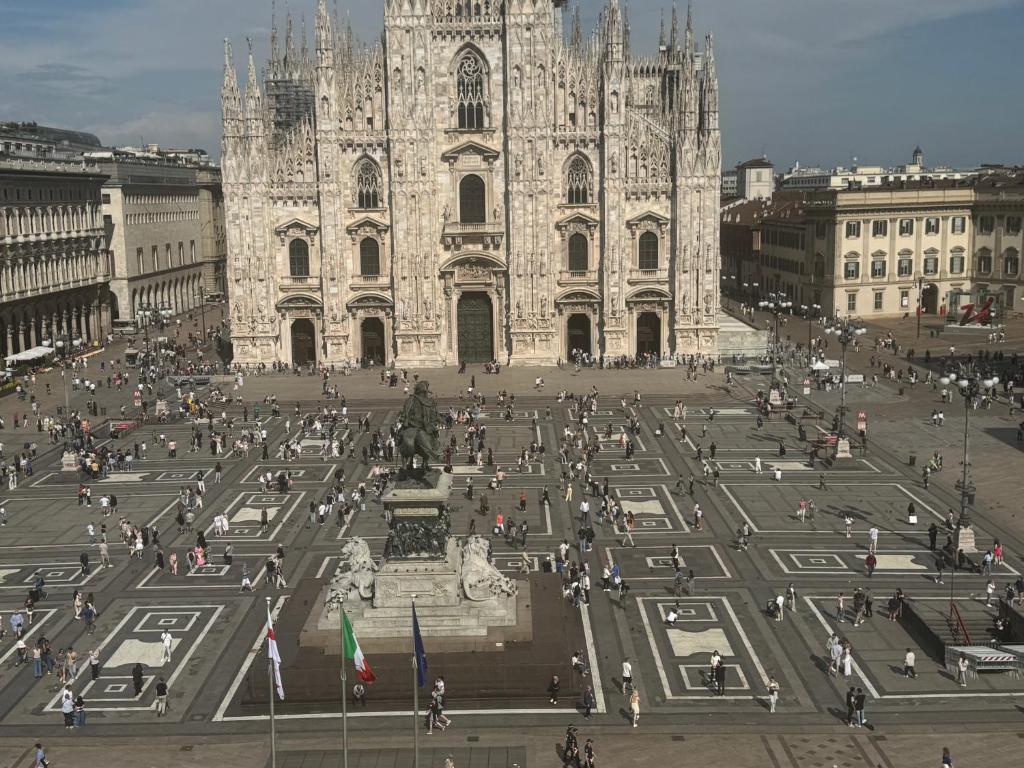 Pohľad z vtáčej perspektívy na ubytovanie Flat in Duomo