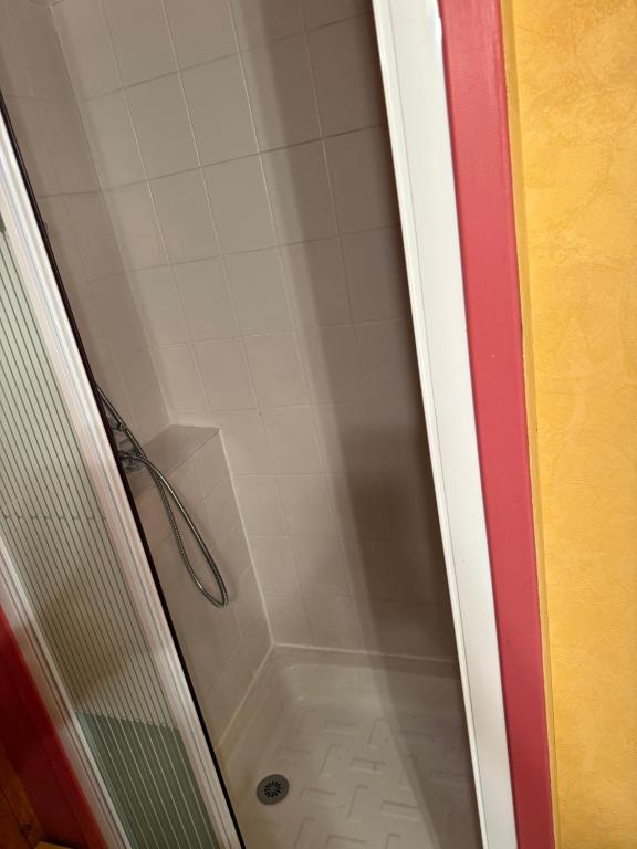 Koupelna v ubytování Les Chalets de Barcelonnette