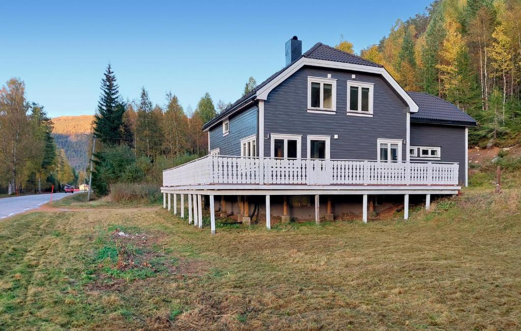 a house on the side of a hill at 4 Bedroom Beautiful Home In Fyresdal in Fyresdal