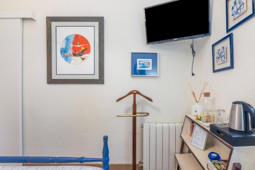 TV a/nebo společenská místnost v ubytování Chalet Casa Azul