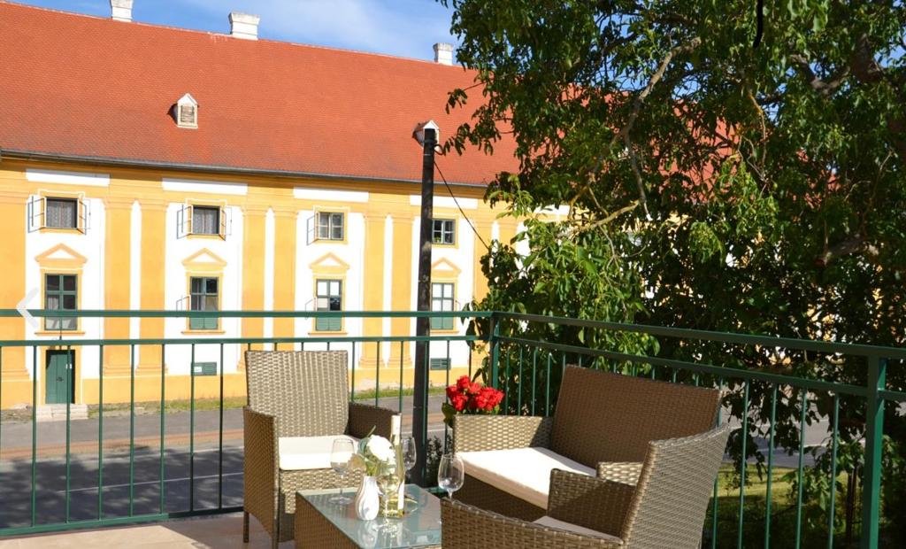 Balkón nebo terasa v ubytování Apartmany u Polanských Lednice